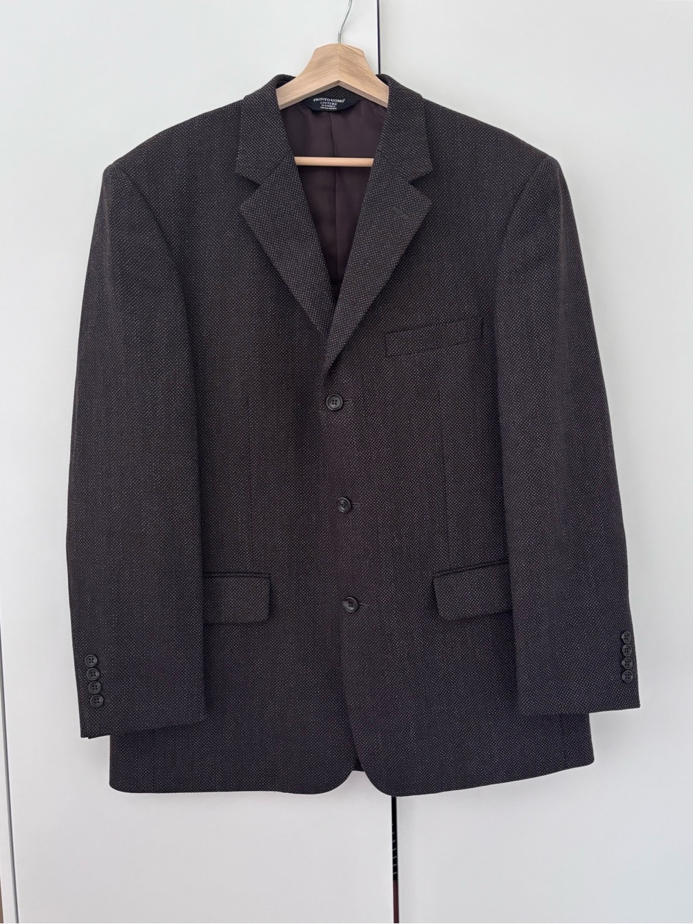 Pronto Uomo Charcoal Sport Coat Size 42R